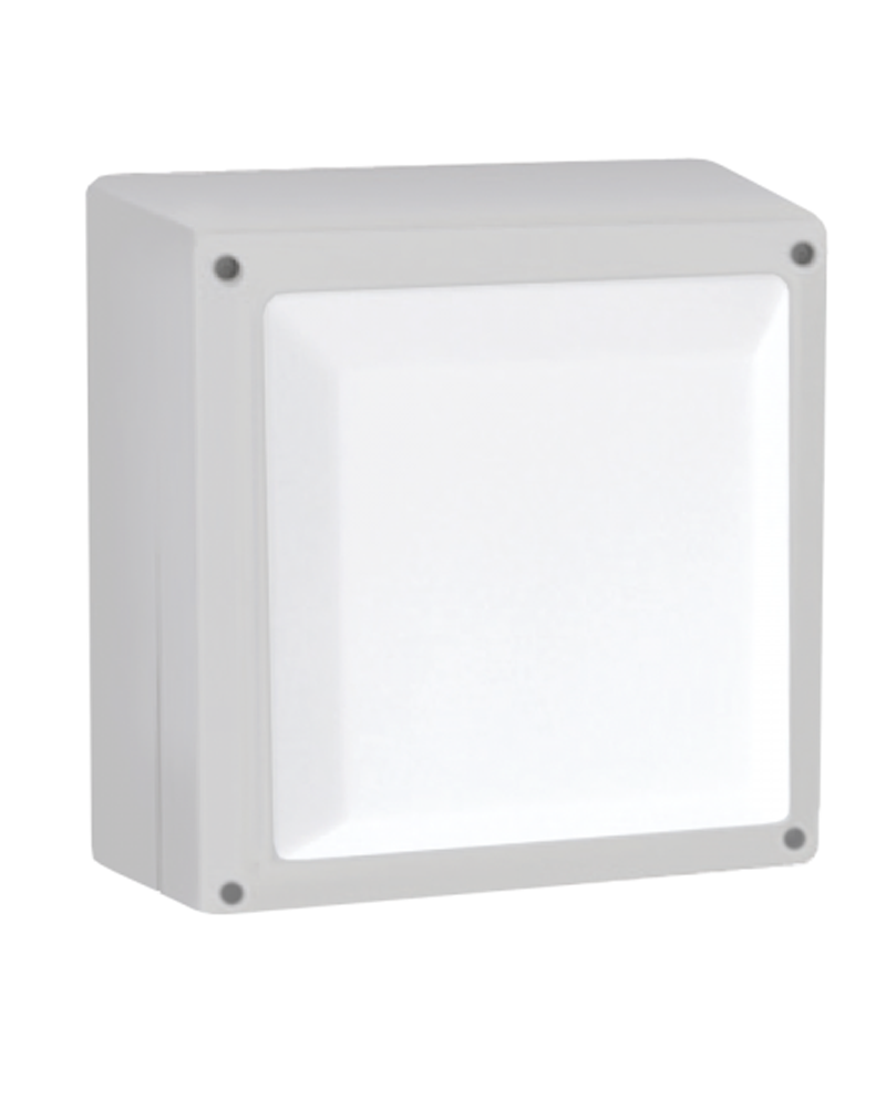 Outdoor wall light in aluminum and pc E27 120W IP54