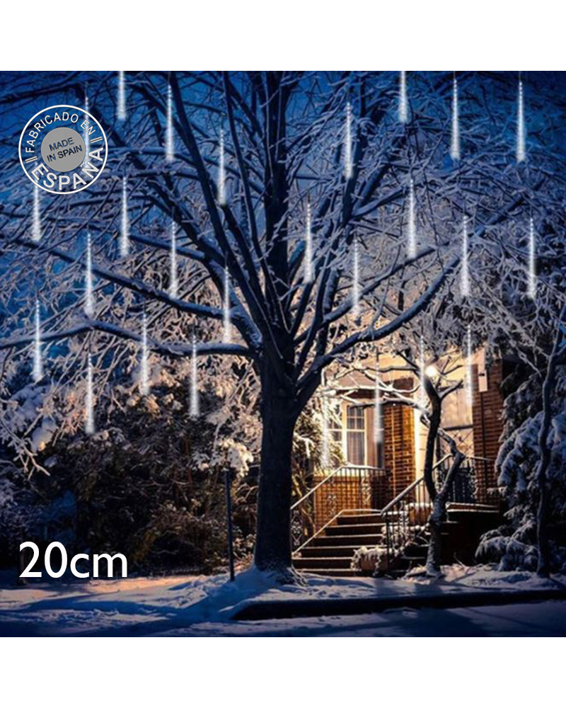 LED meteor lights E14 20cm 1W cool white suitable for outdoor use IP44
