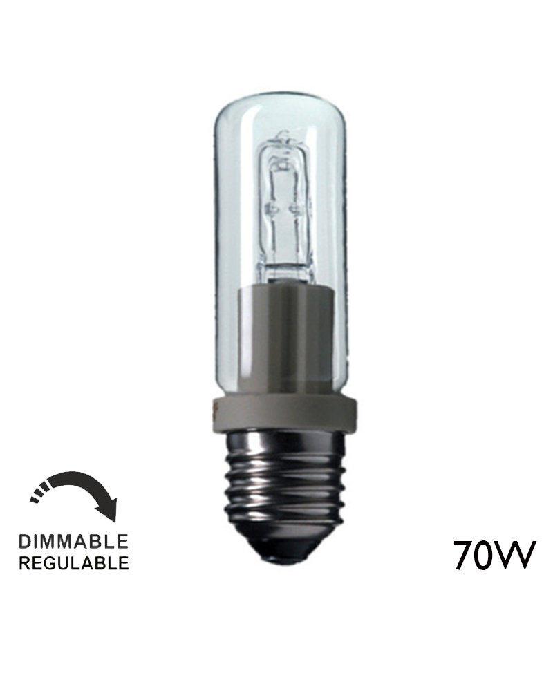 ECO 70W E27 tubular halogen warm light 1200 Lm