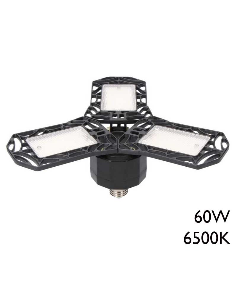Lámpara LED 60W E27 LEAF Alta luminosidad 6500K 6.000 Lúmenes
