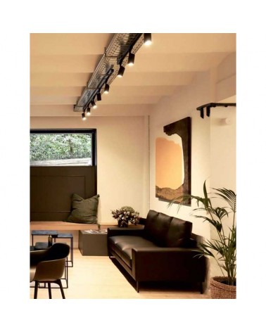 Three-phase track spotlight 6cm GU10 foldable Aluminum
