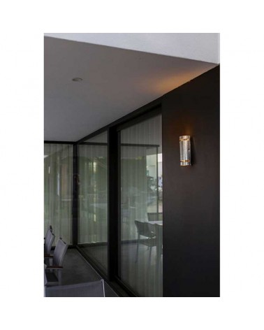 Aplique pared de exterior 25,4cm de metal 2xGU10 IP54