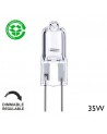 Bombilla halógena 2 pin GY6,35 35W 12V