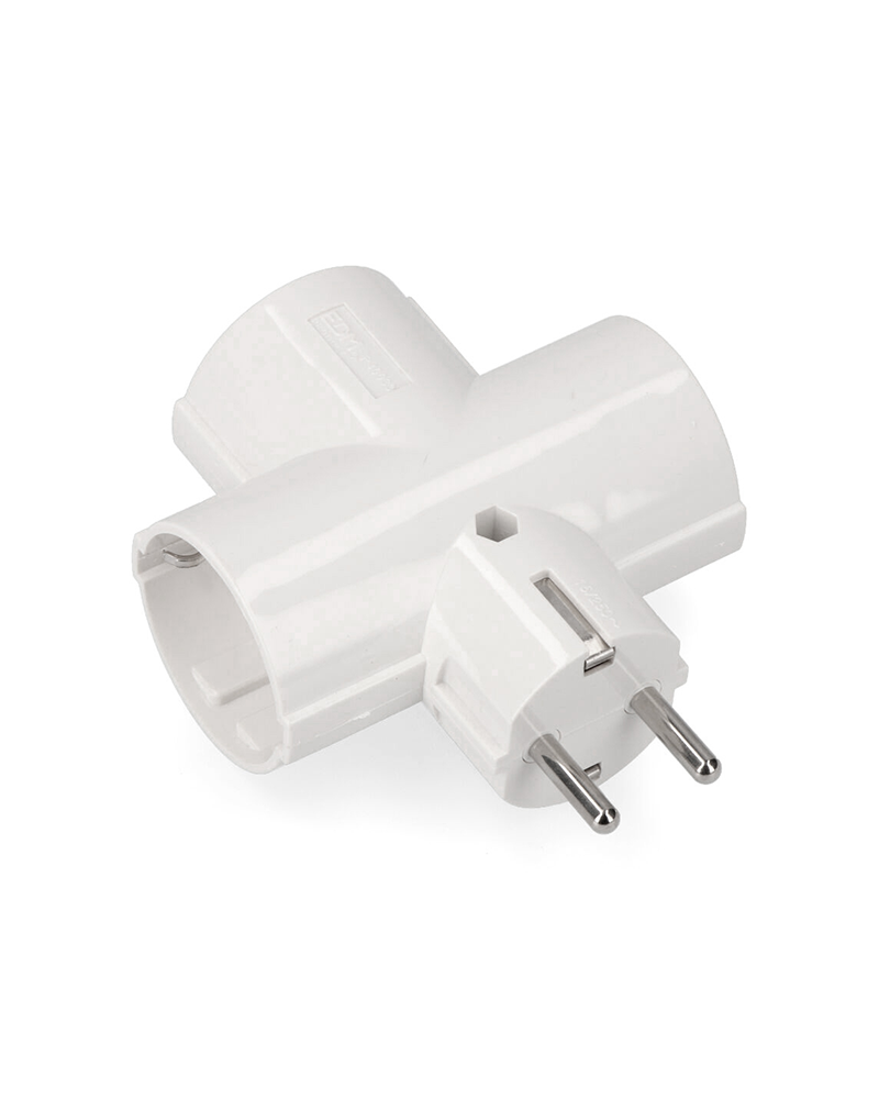 Triple plug with bakelite T/TL 16A 250V