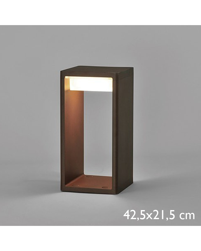 Outdoor beacon Frame S 42.5 cm in aluminum LED 16,6W 2700K