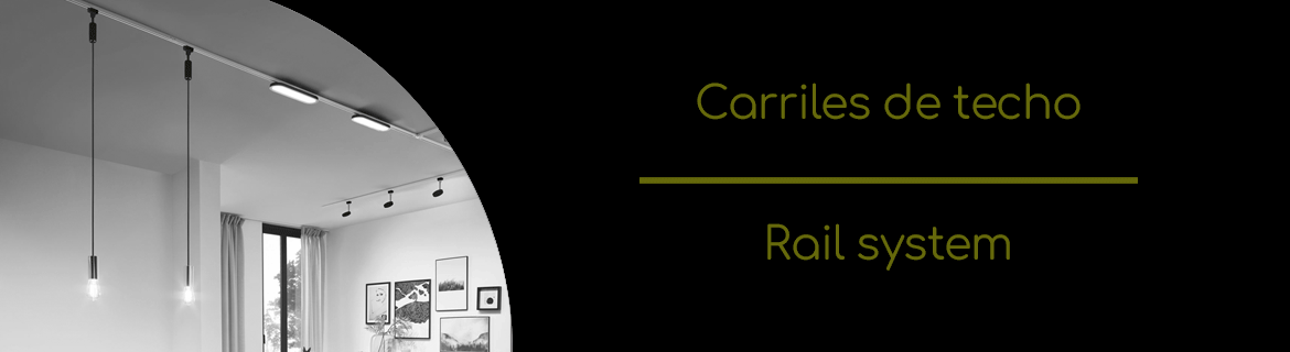 142/1 series ceiling rails and spotlights