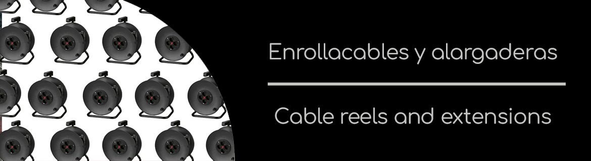 Enrollacables y alargaderas